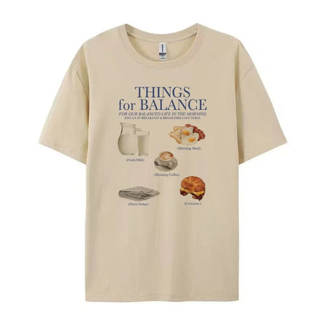 Breakfast Routine Oversized T-Shirt
