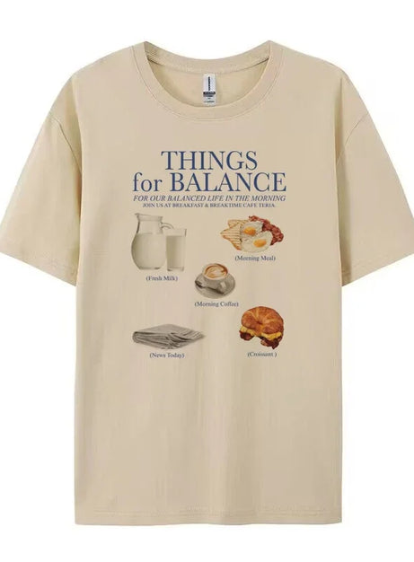 Breakfast Routine Oversized T-Shirt