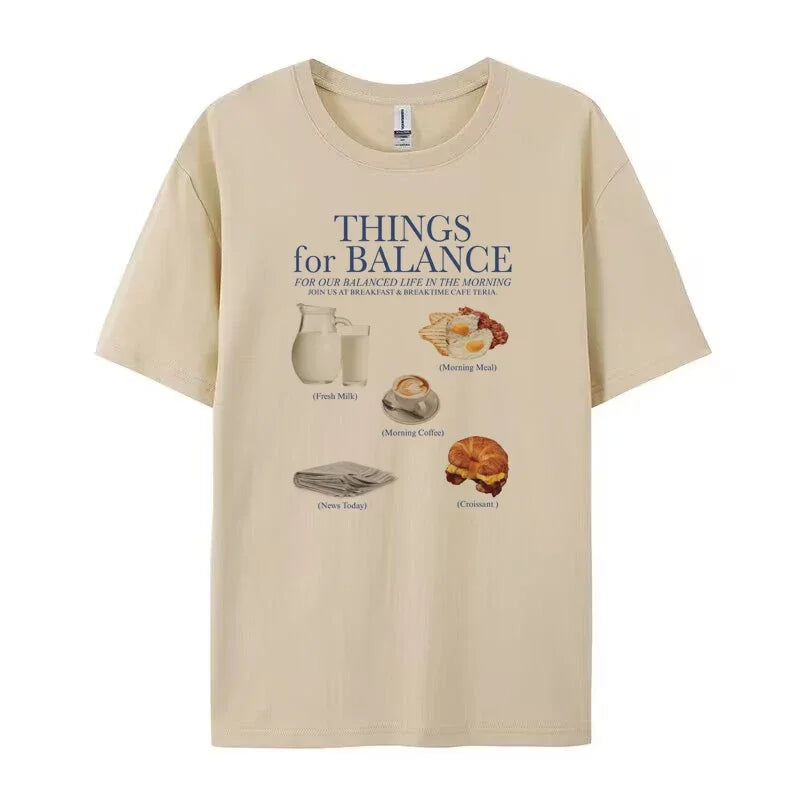 Breakfast Routine Oversized T-Shirt