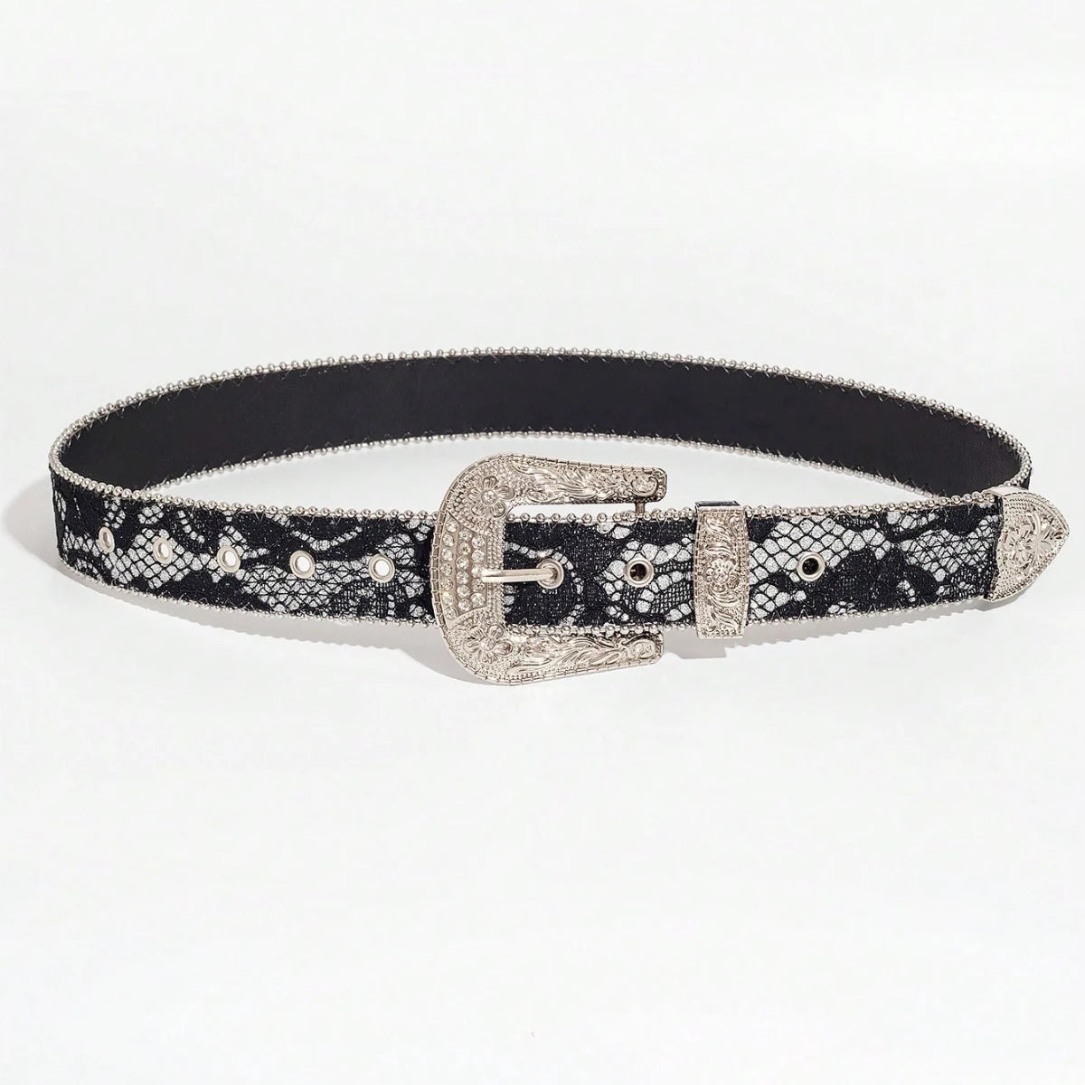 Midnight Lace Western Belt