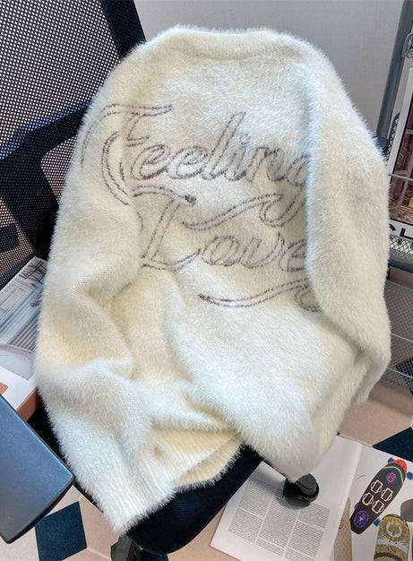 Angelic Reverie Fuzzy Sweater