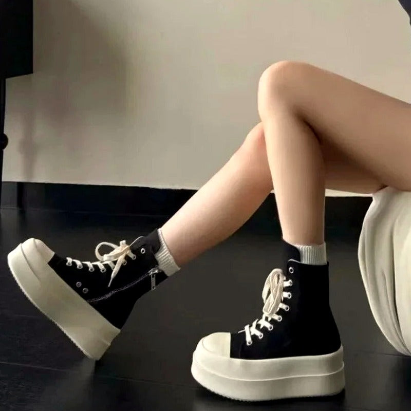 Skywalk sneakers med dragkedja
