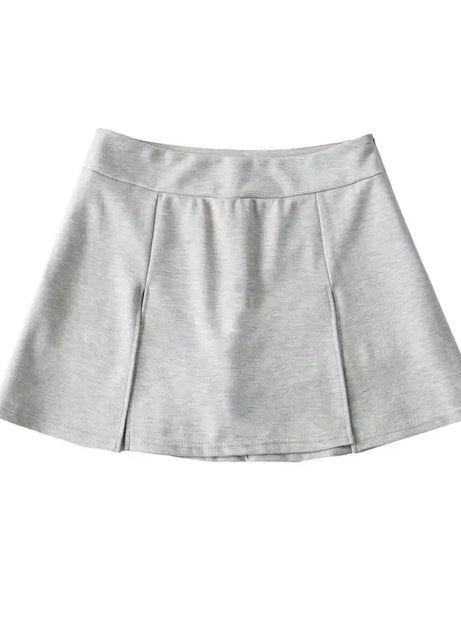 Noir Line Split Skirt