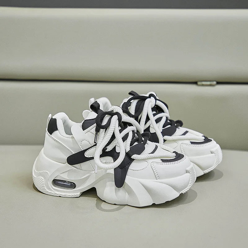 Mocha Swirl Chunky Sneakers
