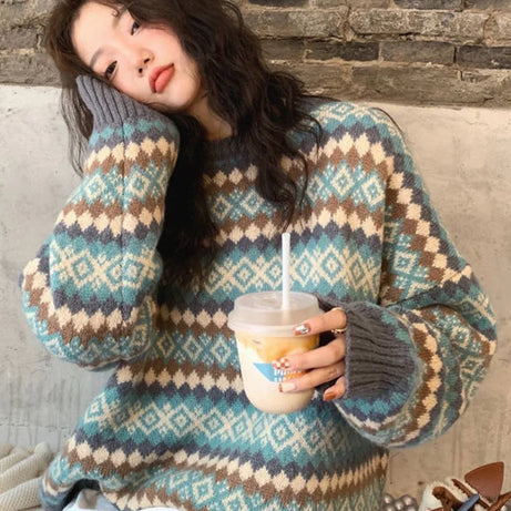 Mountain Mist Fair Isle Sweater