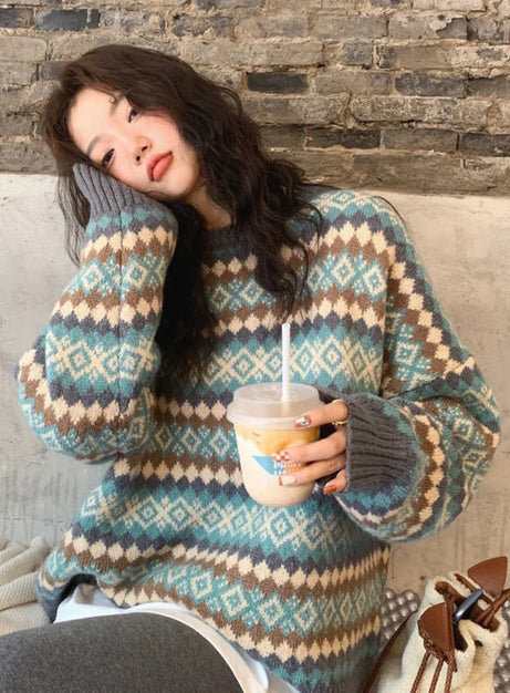 Mountain Mist Fair Isle Sweater