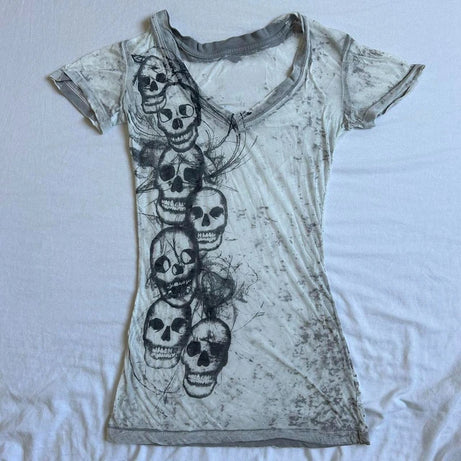 Eerie Cascade Skull Top