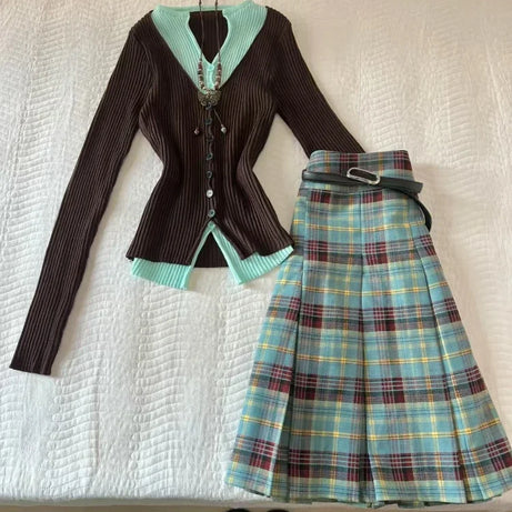 Preppy Chic Layered Outfit