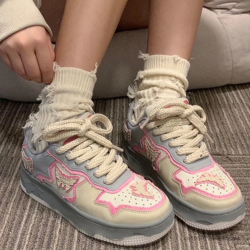 Pastel Thunder Bolt Sneakers