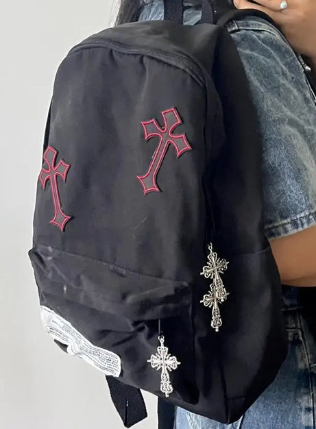 Crimson Cross Gothic Rucksack