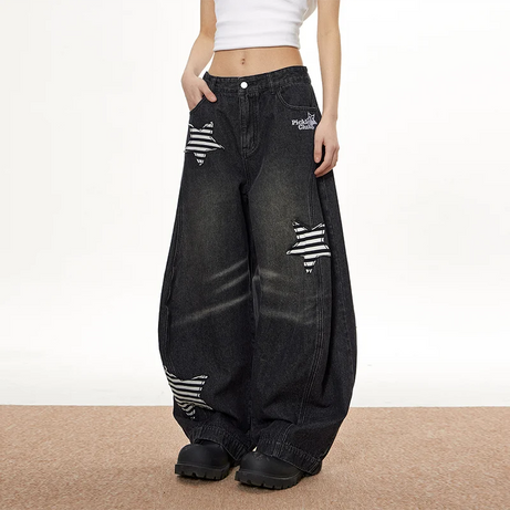Cosmic Punk Panel Jeans