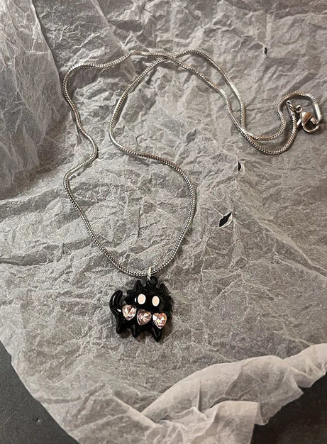 Dark Charm Layered Necklace Set