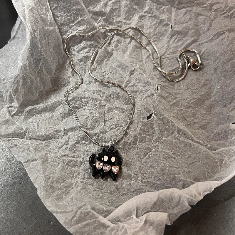 Dark Charm Layered Necklace Set