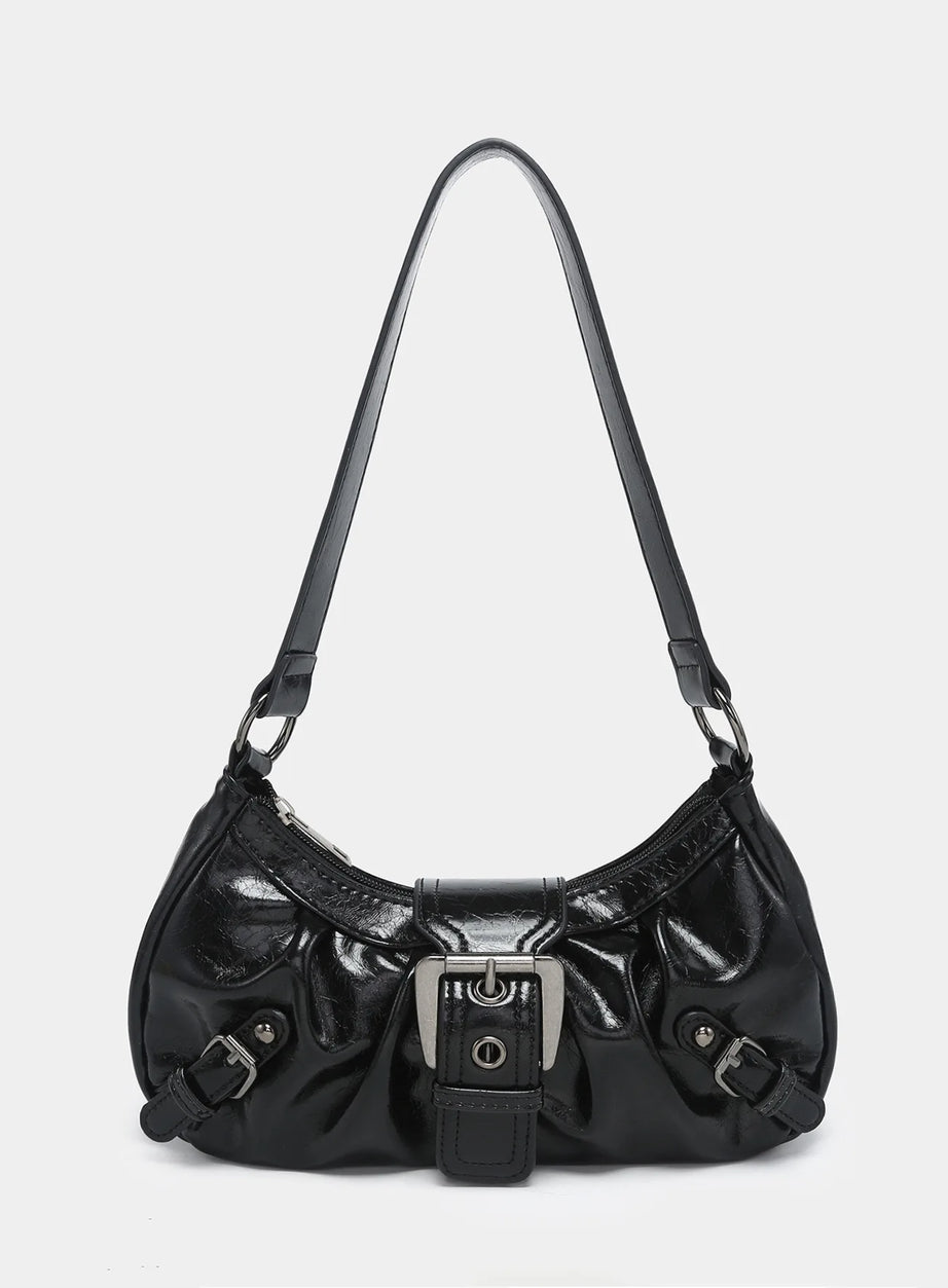 Mocha Grunge Mini Shoulder Bag