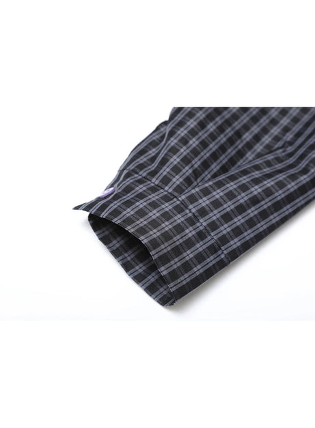 Rutig skjorta med rosettdekor