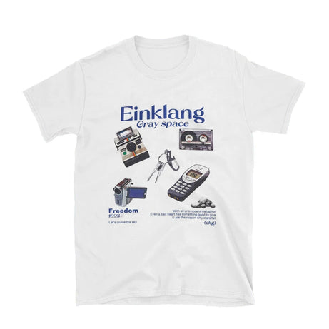 Retro Tech Print T-Shirt