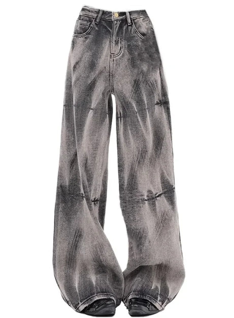 Smoke Fade Wide Jeans