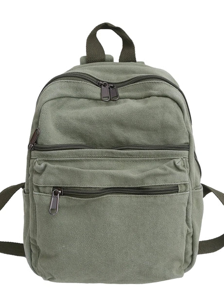 Lila Mini Canvas Ryggsäck