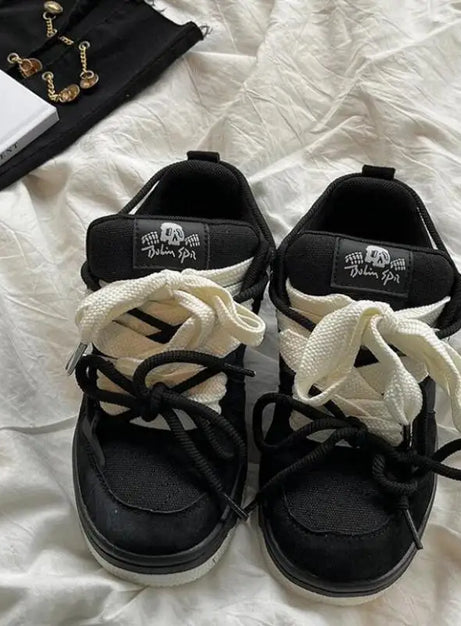 Dualcore Lace-Up Chunky Sneakers