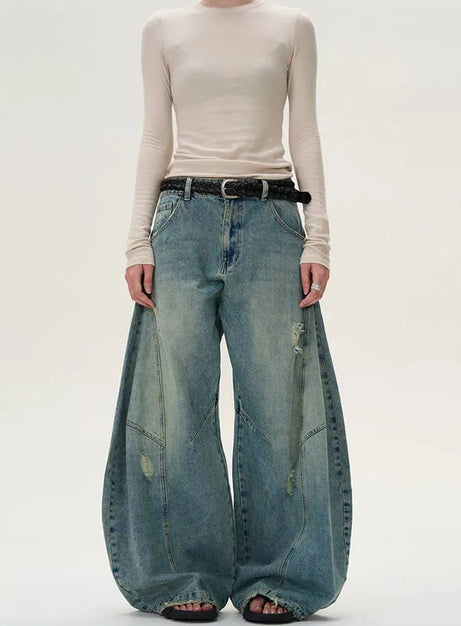Eclipse Panel Flare Jeans