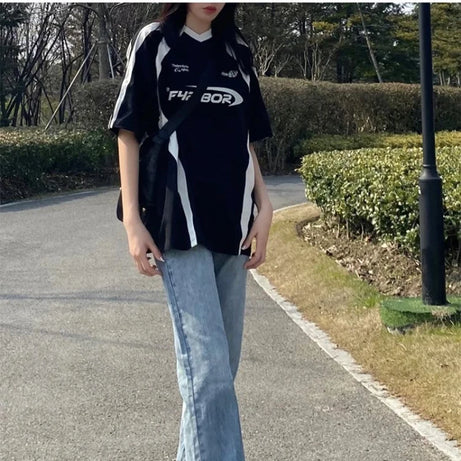 Urban Edge Block Print T-Shirt