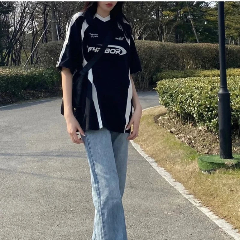 Urban Edge Block Print T-Shirt