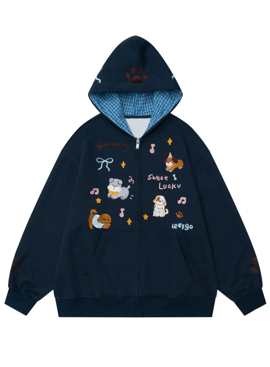 Puppy Love Zip-Up Hoodie