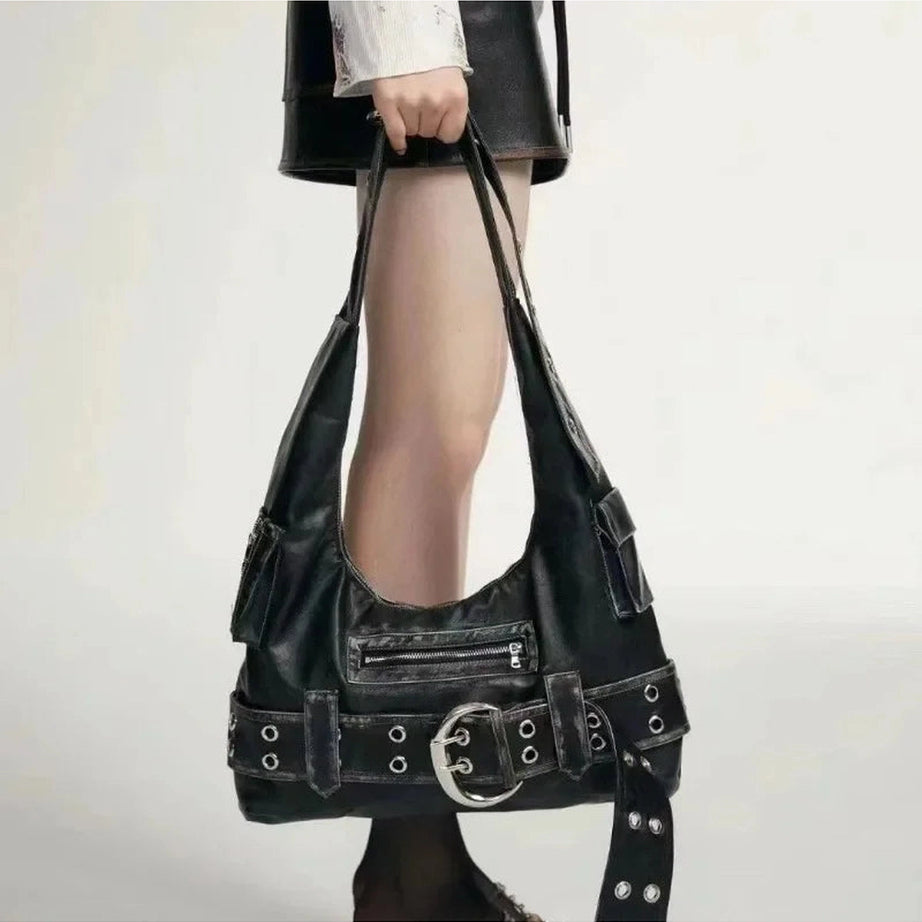 Buckle Up Punk Shoulder Bag