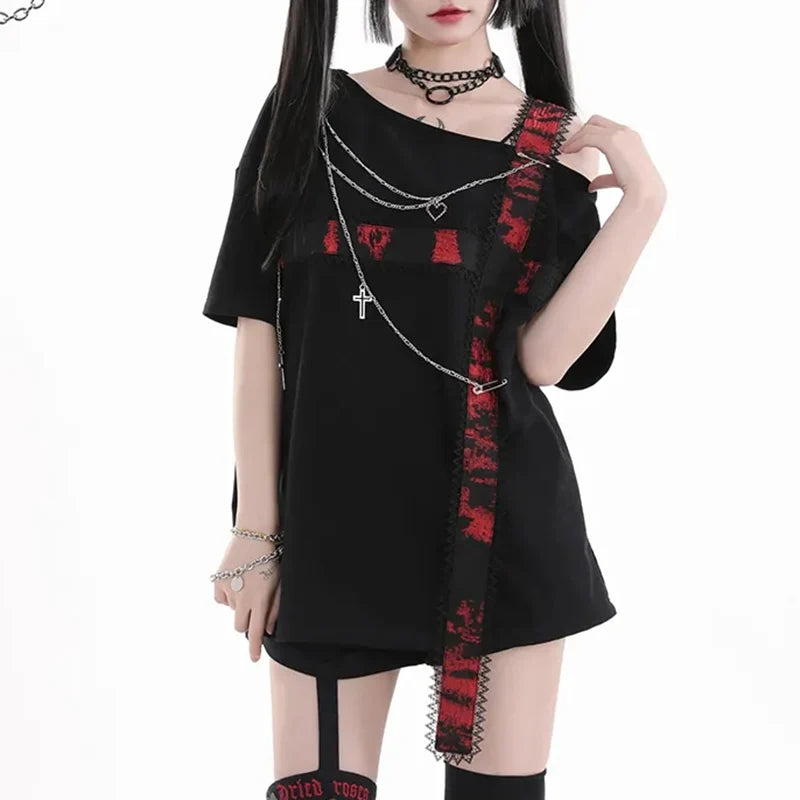 Bloodline Slash Grunge Top