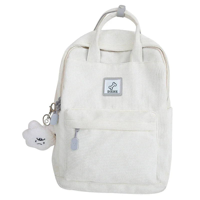 Teddy Corduroy Backpack