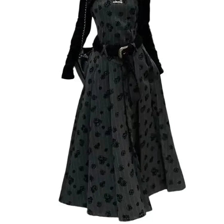 Velvet Rose Gothic Dress