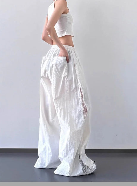 Angel Flow Lace Panel Pants