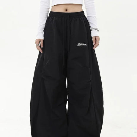 Neutral Oversized Parachute Pants