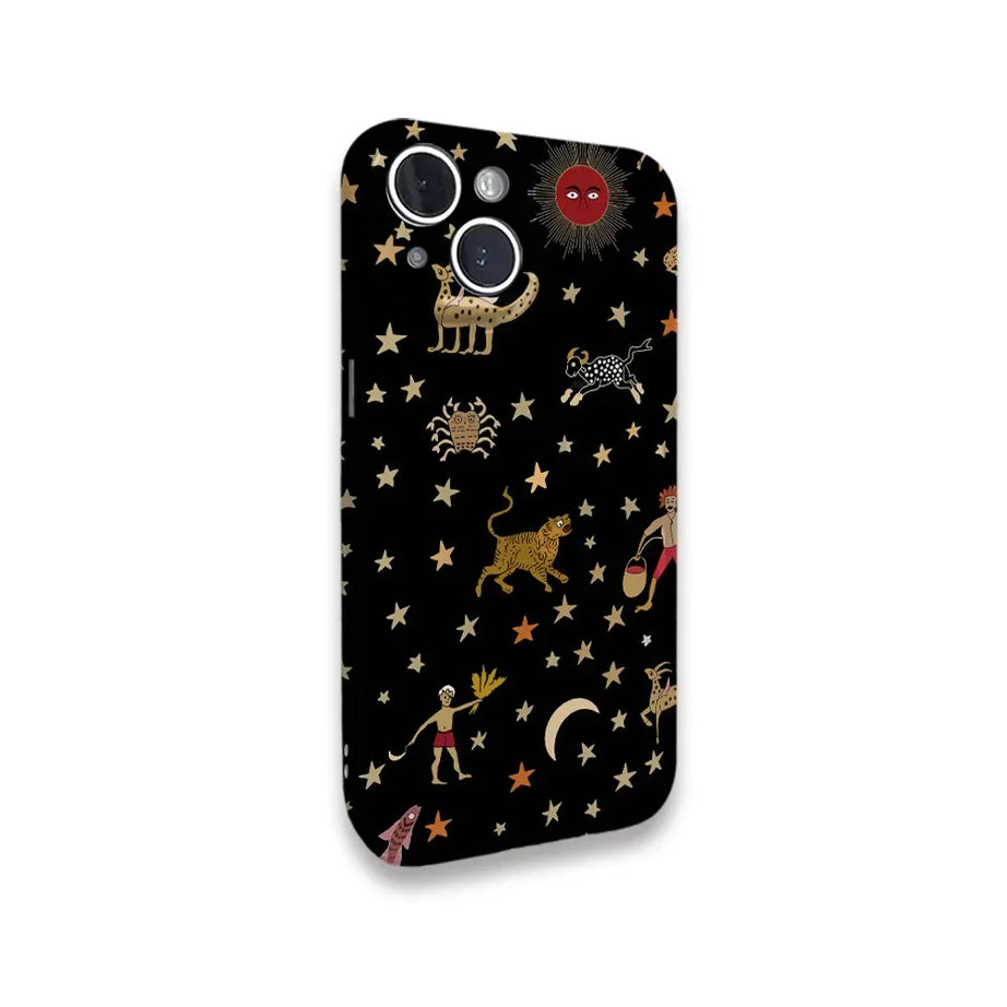 Zodiac Star Pattern iPhone Case