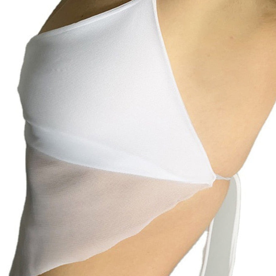 Y2k Transparent Mesh Halter Crop Top