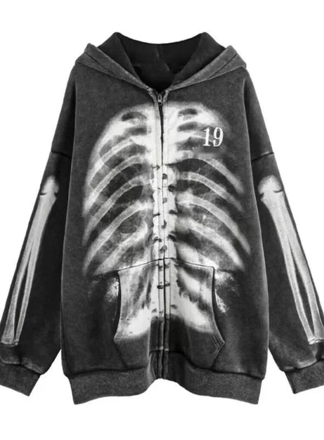 X-Ray Gothcore Skeleton Hoodie