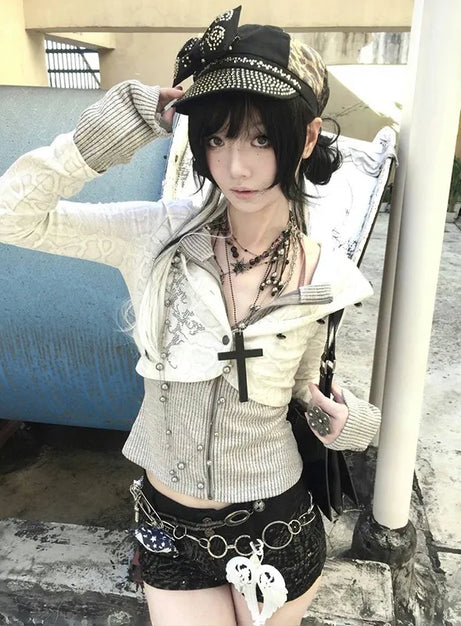 Gothic Lolita Layered Cardigan