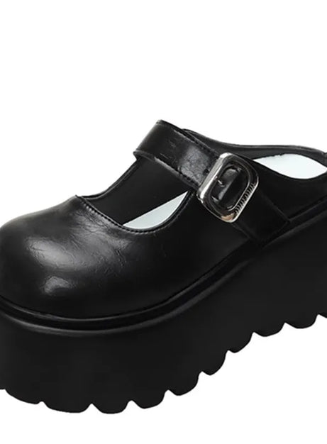 Grunge Dolly Platform  Slippers