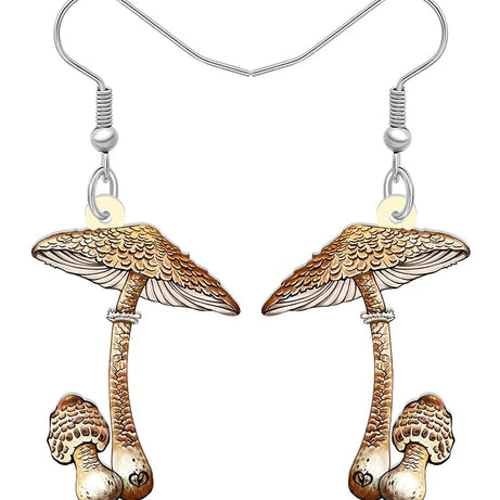 Forest Charm Mushroom Earrings