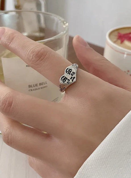 Crying Heart Adjustable Ring