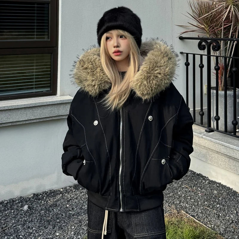 Winter Drift Faux Fur Jacket