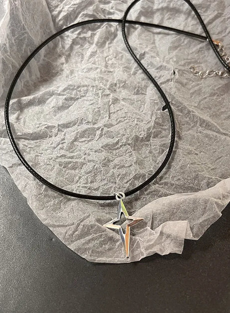 Dark Charm Layered Necklace Set