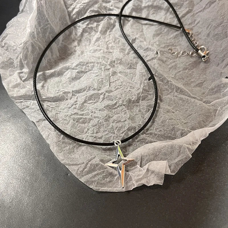 Dark Charm Layered Necklace Set