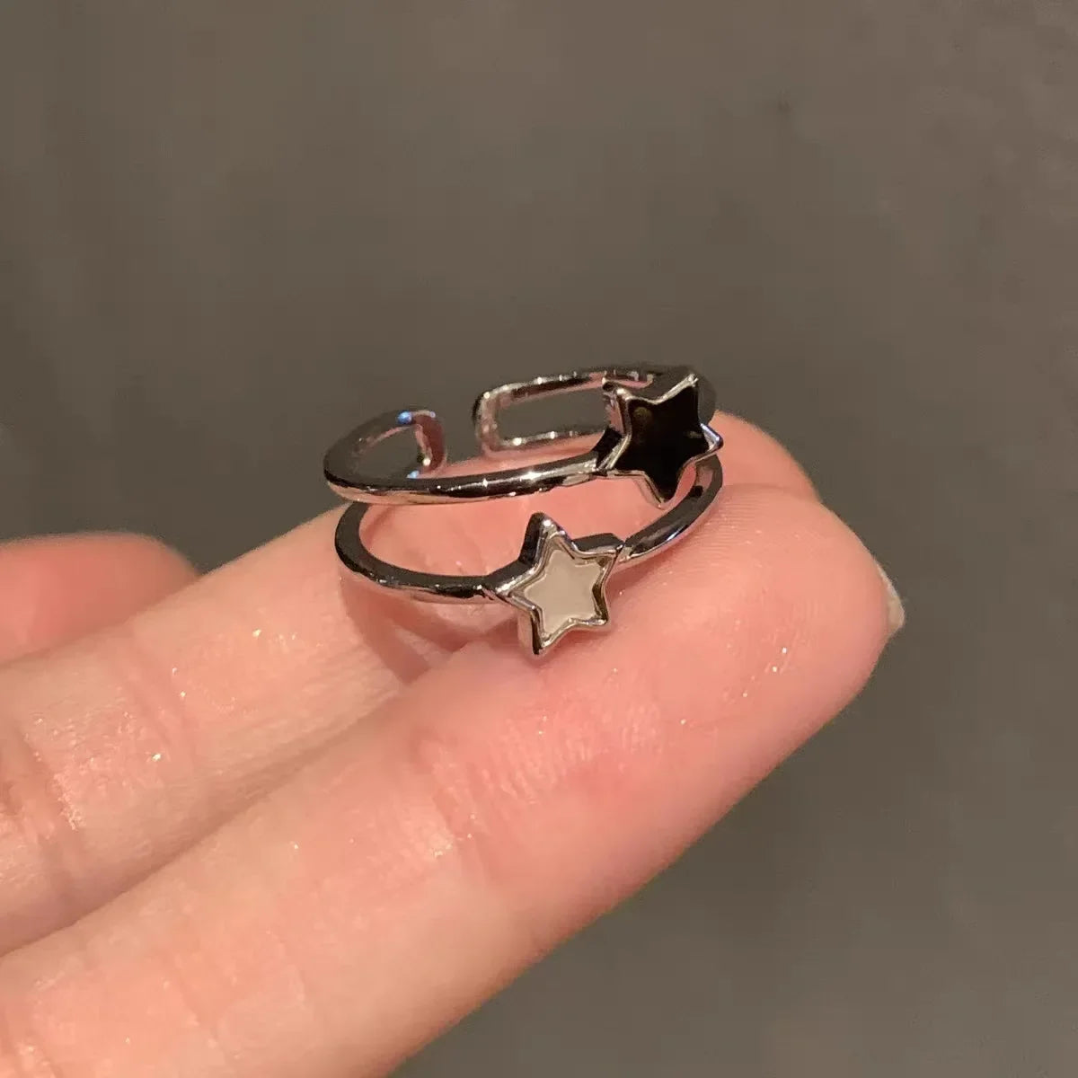 Midnight Duo Star Ring