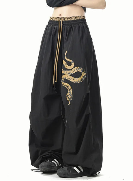 Serpent Street Baggy Pants