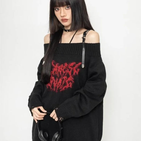 Shadow Script Sweater