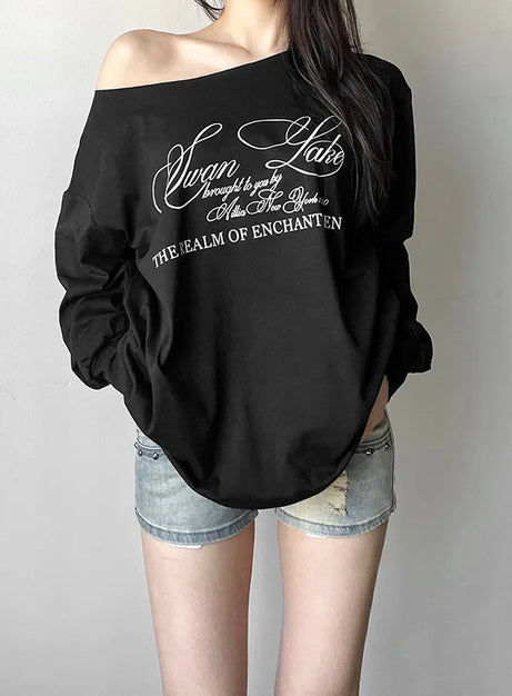 Enchanted Script Studded Top