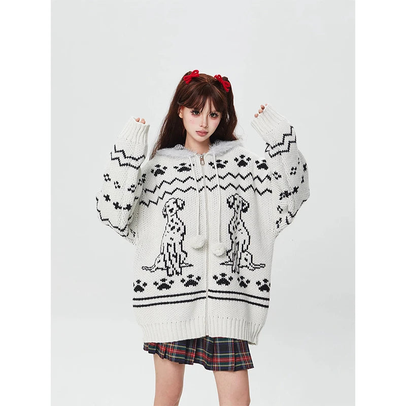 Dalmatian Dream Knit Jacket