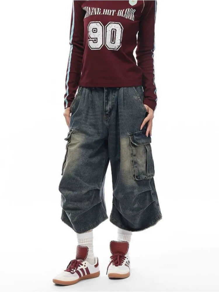 Street Slam verwaschene Cargo-Shorts