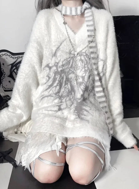 Ethereal Frost Strickpullover